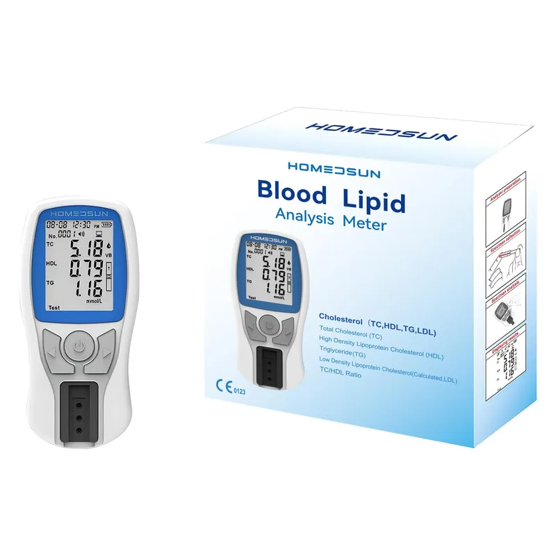 HOMEDSUN HSLPM-102 Portable Cholesterol Testing Kit