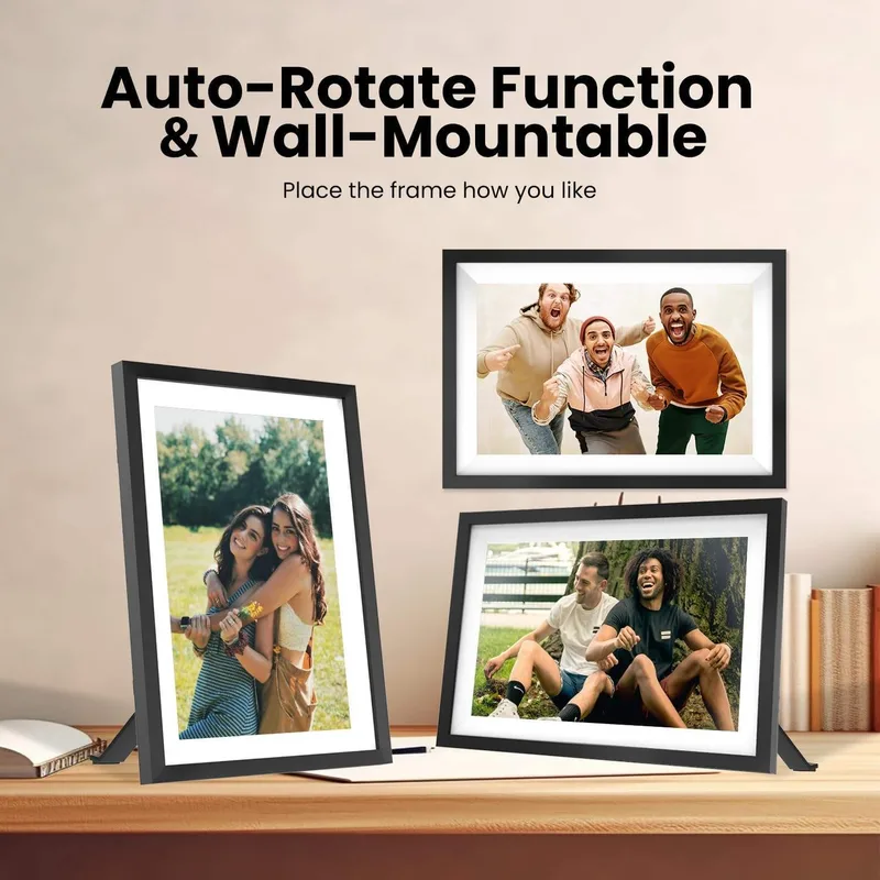 Cosari IPS Touch Screen Digital Photo Frame