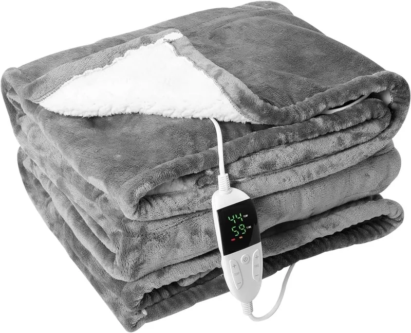 Electric Throw Heated Blanket 130x150cm