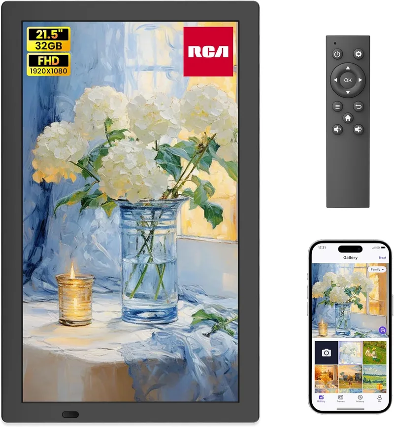 RCA 21.5 Inch WiFi Digital Picture Frame