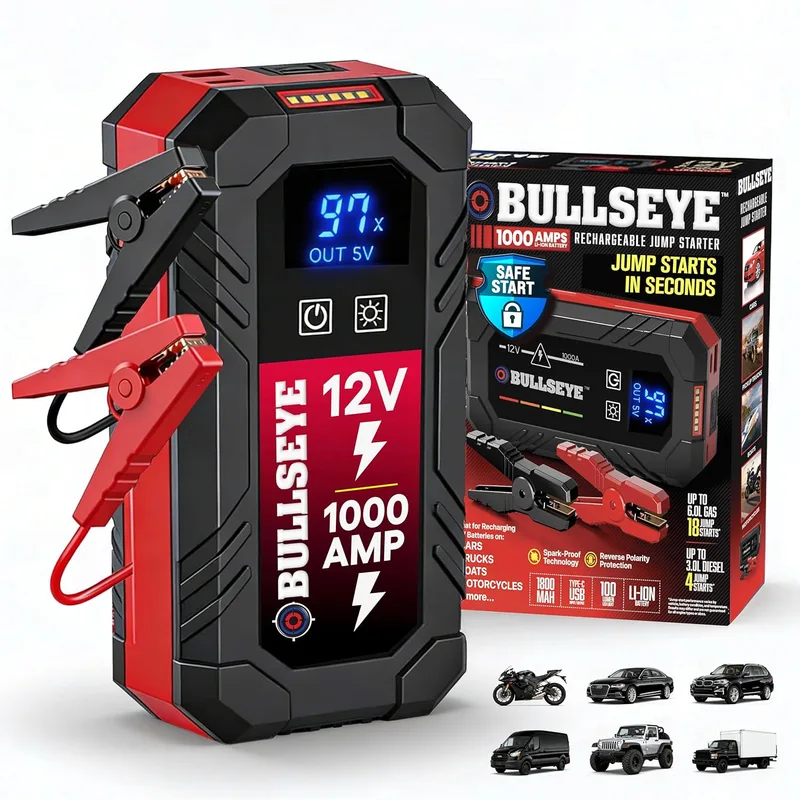 EMSON Bullseye Safety XL 1000A Jump Starter